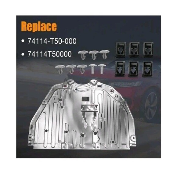 Engine Splash Shield Guard Fit For Honda Accord 2023-2024 74114-T50-000 - Picture 3 of 7